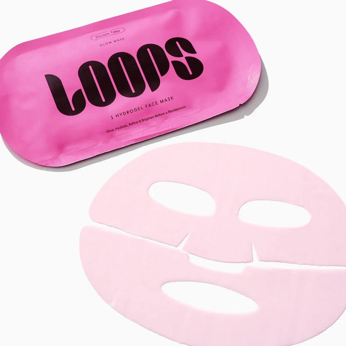 LOOPS Double Take Glow Hydrogel Face Mask, 30g