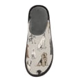 thumbnail image 3 of IAUYY Memory Foam House Slippers Suitable for Both Men and Women. Comfortable, Anti-Slip Plush Flat-Bottomed Slippers The Best Holiday Gift Pied Dog, 3 of 9
