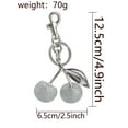thumbnail image 7 of 43 Colors Keychain Cherry Bag Charms Purse: Key Chains Women Cute - Car keyrings leather handbags - Fashion enthusiasts, 7 of 7