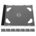thumbnail image 1 of KAKOWELY 8 Pcs Étuis DVD Étuis de Rangement DVD Étuis CD Étui CD Réutilisable Support de Rangement CD,5.51x"X4.92"X0.39 Pouces, 1 of 5