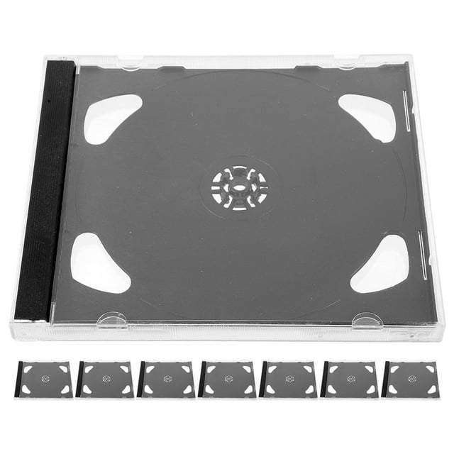 KAKOWELY 8 Pcs Étuis DVD Étuis de Rangement DVD Étuis CD Étui CD Réutilisable Support de Rangement CD,5.51x"X4.92"X0.39 Pouces