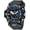 black and blue, variant on Outdoor Tactical Men's Alloy Military Watch