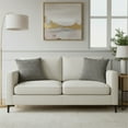 thumbnail image 2 of Explorer Sutter 19" Square Chenille Accent Pillow - Steel Gray in Set of 2, 2 of 6