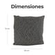 thumbnail image 3 of Cojín decorativo Gaon Acolchonado de Chenille Suave Gris Set de 2 piezas, 3 of 4