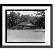 Historic Framed Print, Entrance zoo, 17-7/8" x 21-7/8"