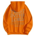 thumbnail image 4 of Printed Hoodie for Casual Long Sleeve Sweatshirt with Stylish Design Everyday Cozy Pull On Top Clothes Women S, 4 of 4