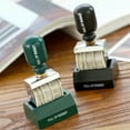 thumbnail image 3 of Roller Date Stamp, Retro Date Stamper, Date Stamper Inking Day Month Year, with Wooden Handle & Base, for DIY Craft Card Making Planner Scrapbooking, 3 of 6