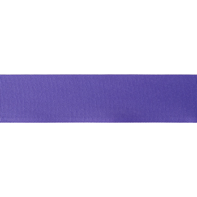 Offray Ribbon, White 1 1/2 inch Grosgrain Polyester Ribbon, 12 feet 