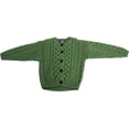 thumbnail image 4 of Aran Woollen Mills Cardigan Sweater for Kids 100% Premium Soft Merino Wool Cable Knitted Made in Ireland, 4 of 6