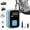 Blue, variant on Portable Tire Inflator with Digital Gauge, Cordless Air Pump for Car Bike Tires