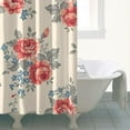 thumbnail image 5 of Waterproof Pioneer Shower Curtain 84x72 Inch Polyester Unique Colorful Floral Shower Curtain for Bathroom Hotel Home Decor with 12 Plastic Hooks, 5 of 5
