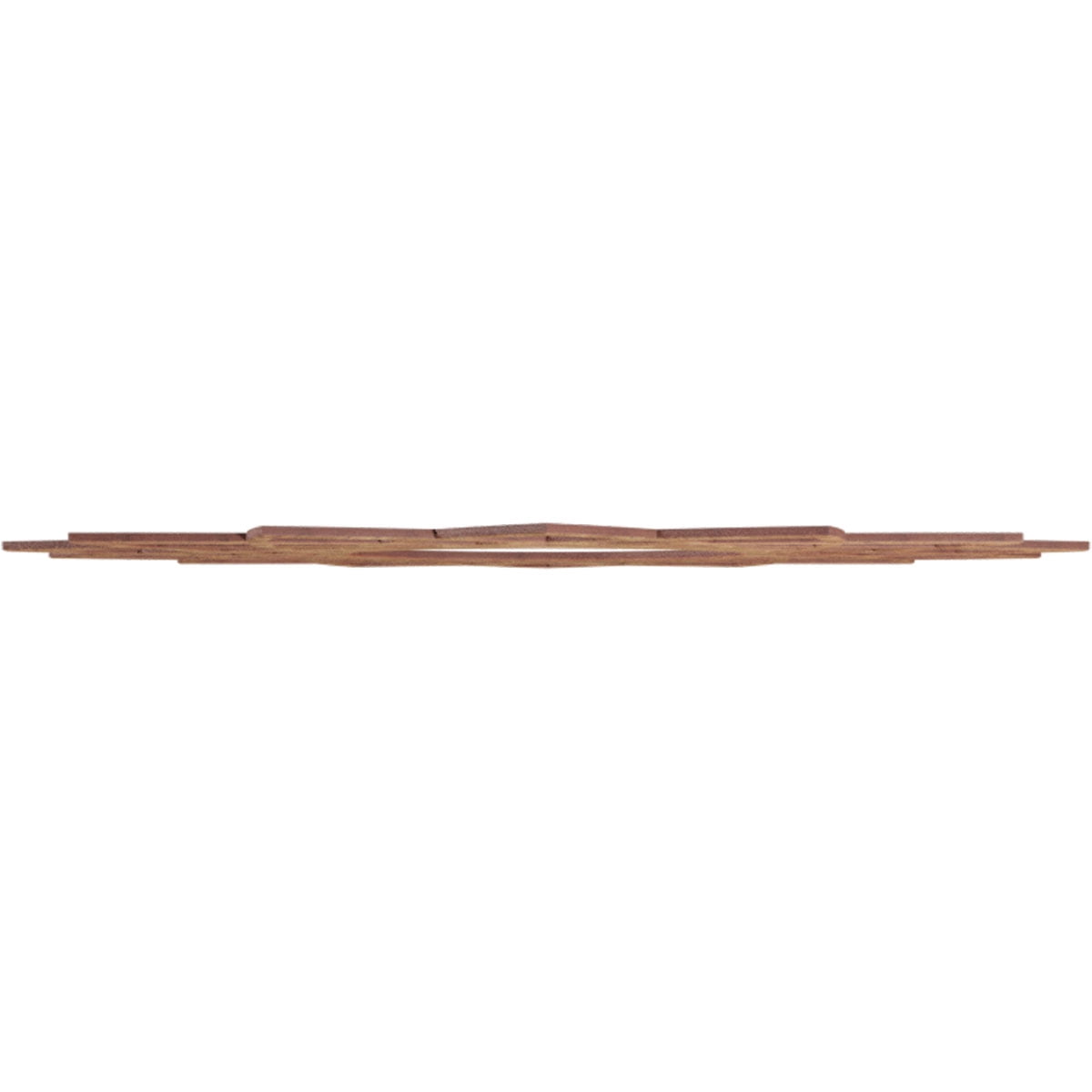 Ekena Millwork 28"OD x 10 3/4"ID x 3/8"T Eleanor Wood Fretwork Pierced Ceiling Medallion, Walnut