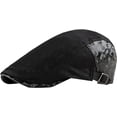 thumbnail image 4 of CoCopeaunts Newsboy Hats for Men Beret Summer Mesh Cap Adjustable Ivy Flat Cap Breathable Sun Hat Vintage Camouflage Newsboy Cap, 4 of 7