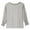 Gray, variant on Bearichfupo Girls' 3/4 Sleeve T Shirts Summer Cute Crewneck Basic Tees Ruffle Casual Blouse For 3 To14Y,Girls Cute Casual Tops,Sizes 3-4 Years