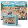 thumbnail image 1 of Puzzle Theo's Puzzles Playful Beach Scene 1000 piezas, 1 of 8