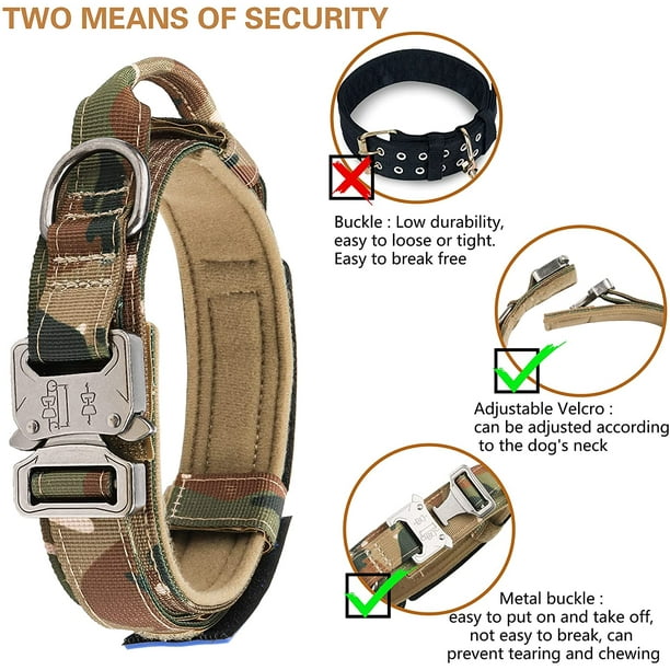 Dog collar top with velcro patch