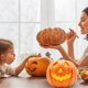 thumbnail image 5 of Lámpara De Calabaza Luminosa Simulada, Decoración De Halloween Con Diseño Científico, Apariencia Hermosa, Tamaño: 22 20 Cm, Plástico Naranja, Adecuada Para El Hogar, Centro, 5 of 8
