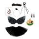 thumbnail image 2 of Conjunto de disfraz de hada para niñas, alas de ángel, tutú, disfraz de Halloween para cosplay Con varita, 2 of 9