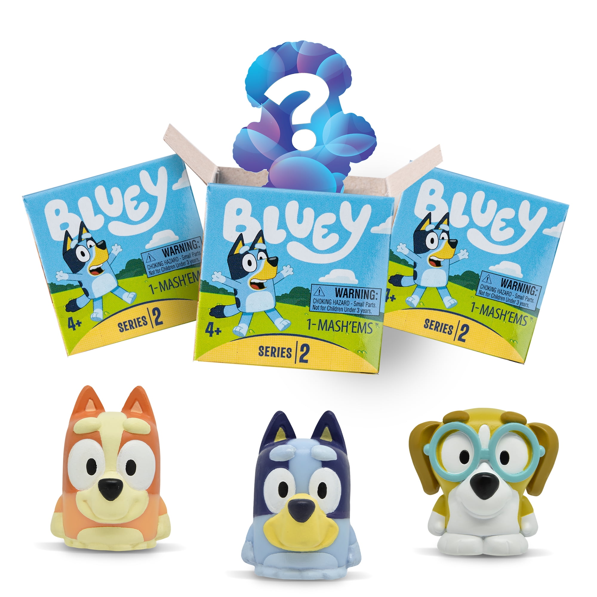 Mash'ems Bluey Collectible Toys, 4+ Years Old (Styles May Vary)