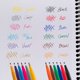 thumbnail image 5 of Pentel Arts Sign Pen Punta De Pincel Tinta Surtida 6 Unidades (S520Rbp6M), 5 of 5