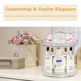 thumbnail image 5 of Sorbus Clear 2-Tier Lazy Susan - Plastic Round Turntable Spice Organizer for Kitchen, Pantry, Fridge & Bathroom, 5 of 9