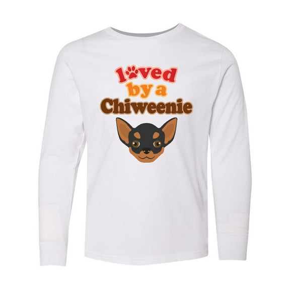 Inktastic Chiweenie Dog Gift Long Sleeve Youth T-Shirt