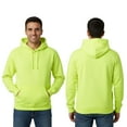 thumbnail image 4 of Gildan High Visibility Safety Hoodie Sweatshirt Hi Vis Reflective Sweatshirt for Winter (Safety Green, M), 4 of 8