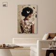 thumbnail image 3 of Butterfly Bloom Dress II Canvas Chic Floral Art by Art Remedy, Silver Frame, 36 x 54, 3 of 7