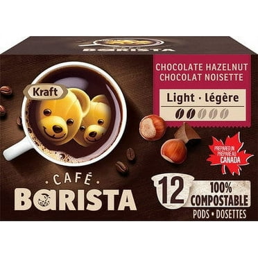 KRAFT CAFE BARISTA - KRAFT CAF? BARISTA SS PODS COFFEE Chocolate Hazelnut