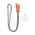 thumbnail image 4 of Correa de cordón Universal Sunnimix para teléfono Llavero Negro blanco, 4 of 8