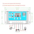 thumbnail image 4 of Yeacher 50W 18V Monocrystalline Solar Panel Module Kit High Efficiency IP65 Water Resistance with 10/20/30/40/50A Solar Controller PWM Intelligent Regulator for Home RV Car Boat Batterys Charging, 4 of 8