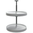 thumbnail image 1 of Rev-A-Shelf 18'' Lazy Susan Full-Circle Polymer 2-Shelf, White, 3072-18-11-52, 1 of 9