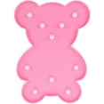 thumbnail image 1 of Shisuyan Veilleuse LED en Forme d'Ours Rose pour Décoration de Chambre avec Lueur Douce et Matériau PVC 6.5 Pouces, 1 of 9