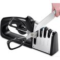 thumbnail image 1 of 4 In 1 Kitchen Sharpener And Scissors, Professional ,with Non-slip Eraser, 1 of 5