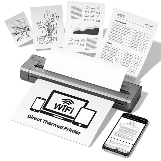 Impresora portátil Phomemo G100 Pro WiFi Direct Print