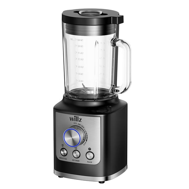 Willz High Speed Countertop Blender with Smoothies & Ice Crush & Pulse Programs - Glass Jar, 60 - Walmart.com