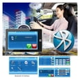 thumbnail image 5 of 7 Inch Vehicle GPS Navigation 256M 8GB GPS Navigation Navigator With Wired Rear View Camera Free Newest Maps ,Flexible Double Bracket Installation, 5 of 6