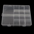 thumbnail image 4 of Sparsain 14 Compartment Adjustable Plastic Storage Box with Removable Dividers (Clear), 4 of 6