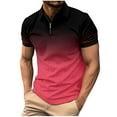 thumbnail image 2 of CaiJunJia George Polo Shirt,Men's Polo Shirts Long and Short Sleeve Cotton Blend Heather Moisture Wicking Casual Collared Shirts, 2 of 6