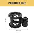 thumbnail image 2 of Miangastore Support de Microphone Design Professionnel Noir 1ensemble 3.3X2.2X2.2in, 2 of 8