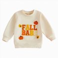 thumbnail image 2 of WXFAZCVU Girls Halloween Outfits Letter Print Long Sleeve Shirt and Flared Pants Daily Wear Size 2-3 Years, 2 of 4