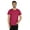 Magenta, variant on Inkmeso CottonShortSleeveSolidT-shirtForMensRelaxed Fit Casual Summer Basic T-shirts