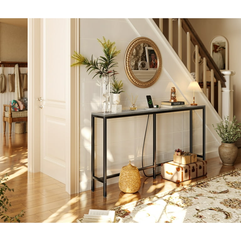 Console table sale with power outlet