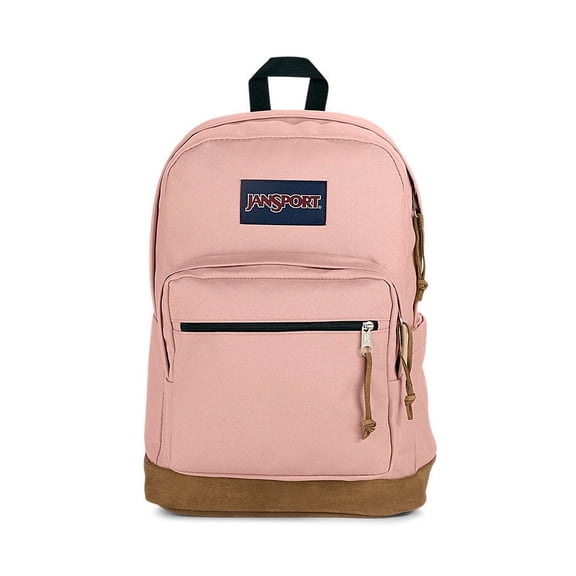 JanSport Unisex Adjustable Strap Backpack Right Backpack, Misty Rose