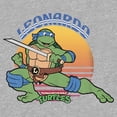 thumbnail image 2 of Boy's Teenage Mutant Ninja Turtles Sunset Leonardo in Action  Graphic Tee Athletic Heather Medium, 2 of 5