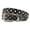 Black, variant on Previn Women's Rhinestone Faux Leather Belt Bling Mardi Gras Disco Metal Buckle Basic Buckle Metal Medium Yellow 26.5inches-31.5inches