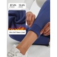 thumbnail image 3 of baleaf Women's Fleece Lined Leggings Thermal Tights Navy Blue S, 3 of 7