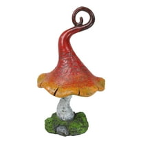 Enchanted Fairy Garden Whimsical Forest Cottage Crooked Mushroom Figurine 9"H