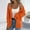 Orange, variant on Aobny Chunky Fall Sweaters Women Long Sleeve Cardigan Lace White Shirts Open Front Beach Tops,S