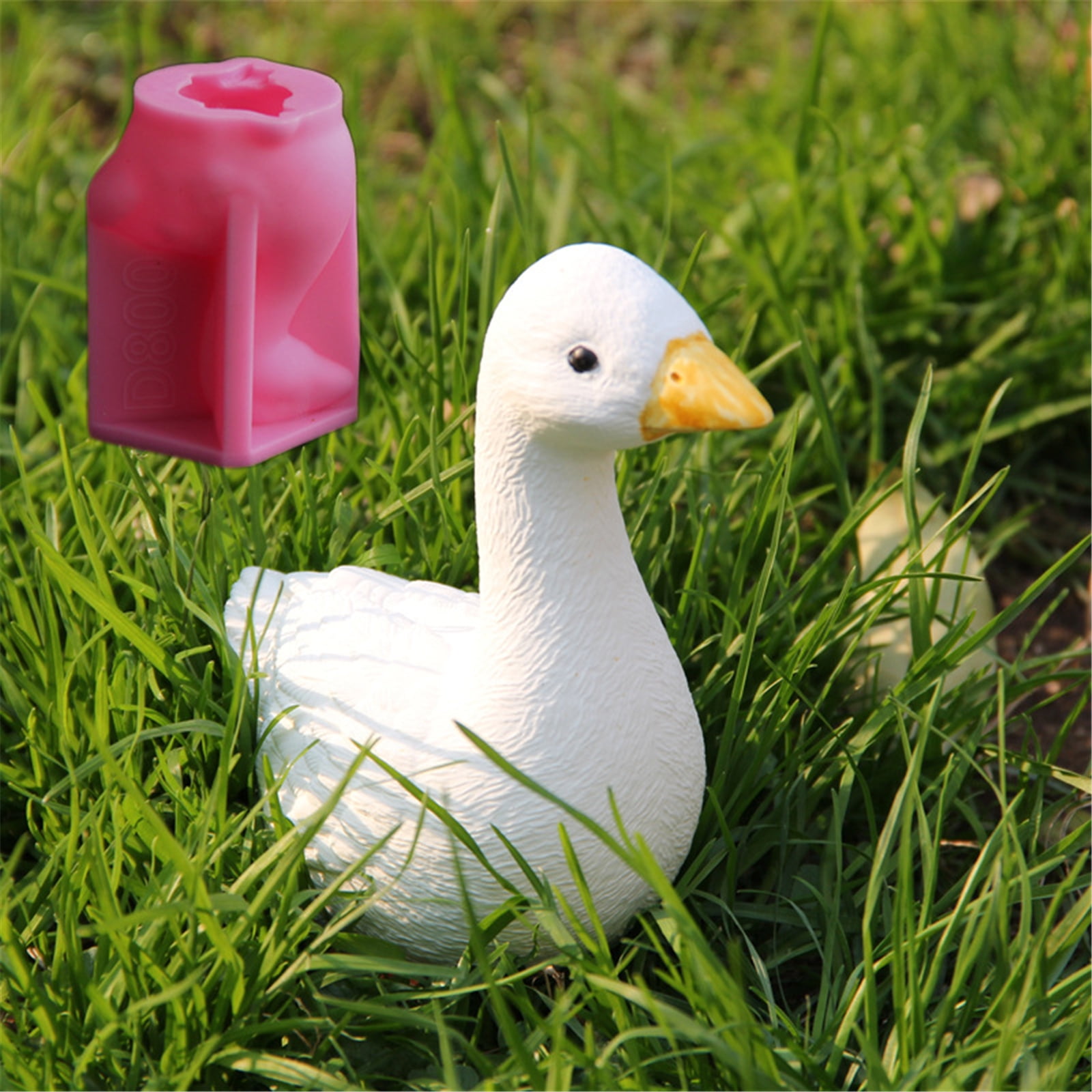 BELOWSYALER Gooses Statue Silicone Molds for Soap Home Decoration Epoxy Resin Silicone Molds for Gypsum Decoration